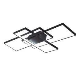 ΦΩΤΙΣΤΙΚΟ ΟΡΟΦΗΣ LUXANE PAKOWORLD LED ΜΑΥΡΟ ΜΕΤΑΛΛΟ 105X60X7ΕΚ