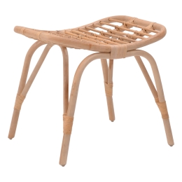 ΣΚΑΜΠΟ VREBOR PAKOWORLD RATTAN ΣΕ ΦΥΣΙΚΗ ΑΠΟΧΡΩΣΗ 53X41X46ΕΚ