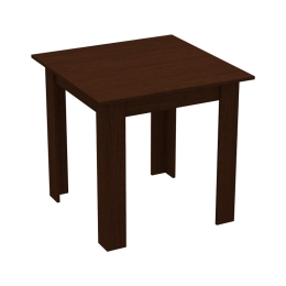 ΤΡΑΠΕΖΙ MANKA I PAKOWORLD ΣΕ WENGE ΑΠΟΧΡΩΣΗ 80X80X77ΕΚ