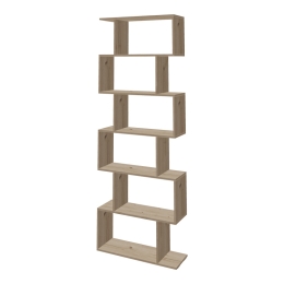 ΒΙΒΛΙΟΘΗΚΗ SEZEN PAKOWORLD ΣΕ OAK ΑΠΟΧΡΩΣΗ 70X24X191.5ΕΚ