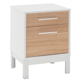 ΚΟΜΟΔΙΝΟ LONDON MEGAPAP ΧΡΩΜΑ ΛΕΥΚΟ - OAK 45X41X60ΕΚ.