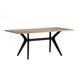 ΤΡΑΠΕΖΙ LUNA MEGAPAP ΧΡΩΜΑ FLORIDA OAK 181X90X75ΕΚ.
