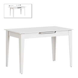 ΤΡΑΠΕΖΙ TRENDLINE MEGAPAP ΕΠΕΚΤΕΙΝΟΜΕΝΟ ΧΡΩΜΑ ΛΕΥΚΟ 120/150X70X75ΕΚ.