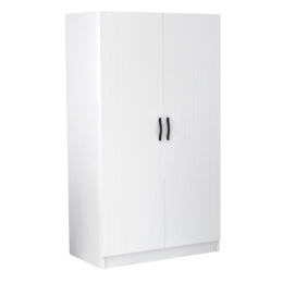 ΝΤΟΥΛΑΠΑ ΡΟΥΧΩΝ VICTORIA MEGAPAP ΔΙΦΥΛΛΗ ΧΡΩΜΑ ΛΕΥΚΟ 100X60X181ΕΚ.