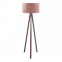 ΦΩΤΙΣΤΙΚΟ ΔΑΠΕΔΟΥ ROSLING MEGAPAP MDF/ΥΦΑΣΜΑ PVC ΧΡΩΜΑ ΚΑΡΥΔΙ - DUSTY ROSE 38X38X140ΕΚ.