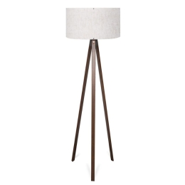 ΦΩΤΙΣΤΙΚΟ ΔΑΠΕΔΟΥ ROSLING MEGAPAP MDF/ΥΦΑΣΜΑ PVC ΧΡΩΜΑ ΚΡΕΜ - ΚΑΡΥΔΙ 38X38X140ΕΚ.