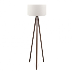 ΦΩΤΙΣΤΙΚΟ ΔΑΠΕΔΟΥ ROSLING MEGAPAP MDF/ΥΦΑΣΜΑ PVC ΧΡΩΜΑ ΚΑΡΥΔΙ - ΛΕΥΚΟ 38X38X140ΕΚ.