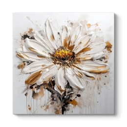ΠΙΝΑΚΑΣ ΣΕ ΚΑΜΒΑ "DAISY" MEGAPAP ΨΗΦΙΑΚΗΣ ΕΚΤΥΠΩΣΗΣ 80X80X3ΕΚ.