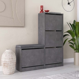 ΠΑΠΟΥΤΣΟΘΗΚΗ DUDE MEGAPAP ΧΡΩΜΑ ΓΚΡΙ ΡΕΤΡΟ104,8X26X118,5ΕΚ.