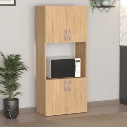 ΝΤΟΥΛΑΠΑ ΚΟΥΖΙΝΑΣ ARMADO MEGAPAP ΧΡΩΜΑ SAPPHIRE OAK 60X32X140ΕΚ.