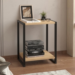ΚΟΜΟΔΙΝΟ GINA MEGAPAP ΧΡΩΜΑ SAPPHIRE OAK - ΜΑΥΡΟ 39X30X48ΕΚ.