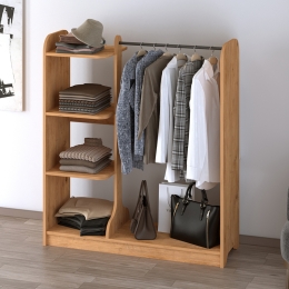 ΕΠΙΠΛΟ ΕΙΣΟΔΟΥ ROZESME MEGAPAP ΧΡΩΜΑ PINE OAK 120X40X135ΕΚ.