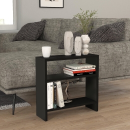 ΤΡΑΠΕΖΑΚΙ ΒΟΗΘΗΤΙΚΟ SILVANUS MEGAPAP ΧΡΩΜΑ ΜΑΥΡΟ 51X17,5X49ΕΚ.