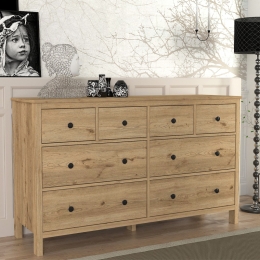 ΣΥΡΤΑΡΙΕΡΑ - ΜΠΟΥΦΕΣ SABINA MEGAPAP ΧΡΩΜΑ SEPET OAK 160X50X96ΕΚ.