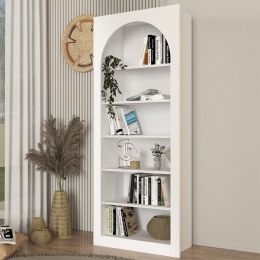 ΒΙΒΛΙΟΘΗΚΗ VOILA MEGAPAP ΧΡΩΜΑ ΛΕΥΚΟ 74X35X180ΕΚ.