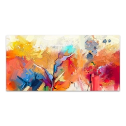 ΠΙΝΑΚΑΣ ΣΕ ΚΑΜΒΑ "ABSTRACT COLORS" MEGAPAP ΨΗΦΙΑΚΗΣ ΕΚΤΥΠΩΣΗΣ 120X50X3ΕΚ.