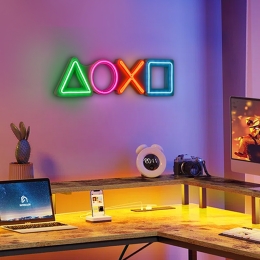 ΦΩΤΙΣΤΙΚΟ LED NEON "PLAYSTATION" MEGAPAP ΠΟΛΥΧΡΩΜΟ 57X2X15ΕΚ.