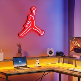 ΦΩΤΙΣΤΙΚΟ LED NEON "BASKETBALL" MEGAPAP ΧΡΩΜΑ ΚΟΚΚΙΝΟ 40X2X42ΕΚ.