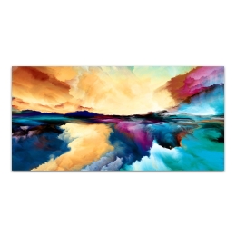 ΠΙΝΑΚΑΣ ΣΕ ΚΑΜΒΑ "ABSTRACT CLOUDS" MEGAPAP ΨΗΦΙΑΚΗΣ ΕΚΤΥΠΩΣΗΣ 120X50X3ΕΚ.
