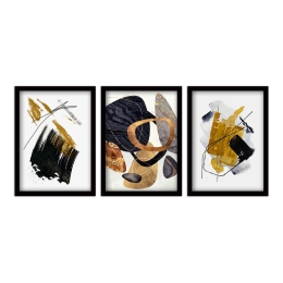 ΠΙΝΑΚΑΣ "ABSTRACT SHAPES" MEGAPAP 3 ΤΜΧ. ΣΕ ΠΛΑΙΣΙΟ 35X45X2ΕΚ.