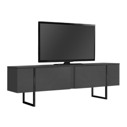 ΕΠΙΠΛΟ ΤΗΛΕΟΡΑΣΗΣ LUXE MEGAPAP ΧΡΩΜΑ ΑΝΘΡΑΚΙ 180X30X50ΕΚ.