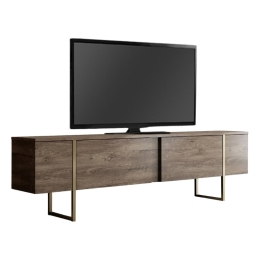 ΕΠΙΠΛΟ ΤΗΛΕΟΡΑΣΗΣ LUXE MEGAPAP ΧΡΩΜΑ ΚΑΡΥΔΙ - ΧΡΥΣΟ 180X30X50ΕΚ.