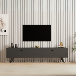 ΕΠΙΠΛΟ ΤΗΛΕΟΡΑΣΗΣ PARIS MEGAPAP ΧΡΩΜΑ ΑΝΘΡΑΚΙ 160X25X35ΕΚ.