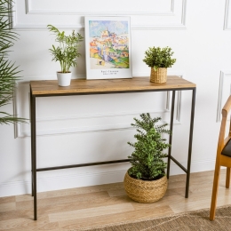 ΚΟΝΣΟΛΑ CANVA MEGAPAP ΧΡΩΜΑ ATLANTIC PINE 100X30X80ΕΚ.