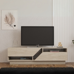 ΕΠΙΠΛΟ ΤΗΛΕΟΡΑΣΗΣ KOZA MEGAPAP ΧΡΩΜΑ TRAVERTINE 160X40X45ΕΚ.