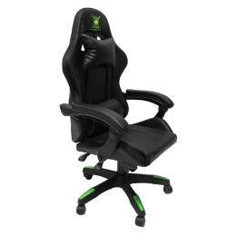 ΠΟΛΥΘΡΟΝΑ GAMING DARREN HM1203.03 ΜΑΥΡΟ-ΠΡΑΣΙΝΟ PVC & NYLON 58.5x100x120Υεκ.