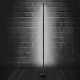 ΦΩΤΙΣΤΙΚΟ ΔΑΠΕΔΟΥ LED 18W 1320LM ΜΑΥΡΟ Φ18X150CM
