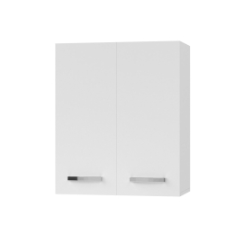 CHARLOTΤE ΠΑΝΩ ΝΤΟΥΛΑΠΙ 60X30.5X71.8ΕΚ ΜΕ ΜΕΤΑΛΛΙΚΑ ΧΕΡΟΥΛΙΑ ΛΕΥΚΟ