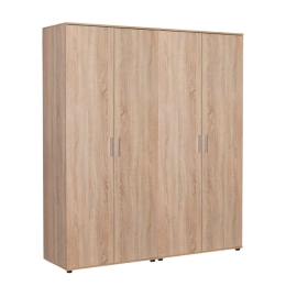 ΝΤΟΥΛΑΠΑ ΡΟΥΧΩΝ TRENDLINE MEGAPAP ΤΕΤΡΑΦΥΛΛΗ ΧΡΩΜΑ SONOMA 160X47X187ΕΚ.