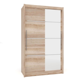 ΝΤΟΥΛΑΠΑ ΔΙΦΥΛΛΗ ILONA SONOMA 130X61X215ΕΚ MDF