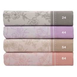 Σεντόνι Mix & Match Lila 44 Anna Riska Υπέρδιπλο 240x270cm Χωρίς Λάστιχο 100% Βαμβάκι