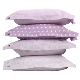 Βρεφικό Σεντόνι Baby Mix & Match 44 Lilac Anna Riska Λίκνου 80x100cm Χωρίς Λάστιχο 100% Βαμβάκι