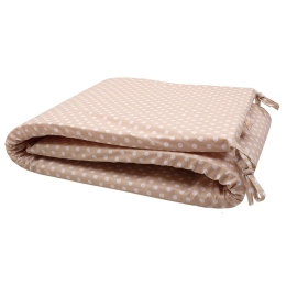 Πάντα Κούνιας Baby Mix & Match 82 Beige Anna Riska 40x165cm 100% Βαμβάκι