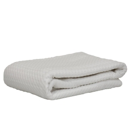 Κουβέρτα Βρεφική Michelle 5 White Anna Riska Αγκαλιάς 80x110cm 100% Βαμβάκι