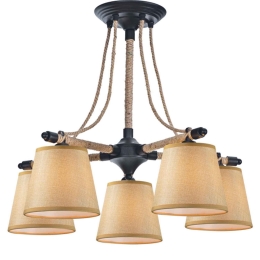 Φωτιστικό Οροφής 5Φ EG165075C Beige Μέταλλο,Ύφασμα