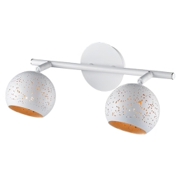 Δίφωτο Φωτιστικό Σποτ GN762CWB White Μέταλλο