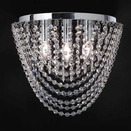 Φωτιστικό Οροφής MISSY404C Metal & Crystal Clear Κρύσταλλο,Μέταλλο