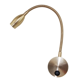 Φωτιστικό Τοίχου Led SF126BLED340G Gold Μέταλλο