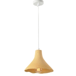 Φωτιστικό Οροφής Από Πηλό V372291PYW Pale Yellow Πηλός