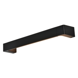 Φωτιστικό Τοίχου ZD810412LEDBK Black Αλουμίνιο