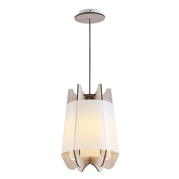 Φωτιστικό Οροφής ZM170011P White Mdf,Μέταλλο