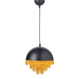 Φωτιστικό Οροφής Μονόφωτο DCR1711725P Black & Orange Μέταλλο
