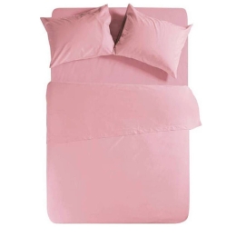 Σεντόνι Με Λάστιχο Basic Pink Nef Nef King Size 180x230cm Με Λάστιχο 100% Βαμβάκι