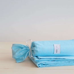 Σεντόνι - Flip Flap Aqua Nima Μονό 170x250cm Χωρίς Λάστιχο 100% Βαμβάκι