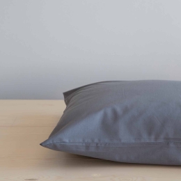 Σεντόνι Με Λάστιχο Unicolors - Dark Gray Nima Μονό 100x200cm Με Λάστιχο 100% Βαμβάκι