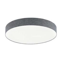 Φωτιστικό Οροφής - Πλαφονιέρα Led 97784 Grey Romao Eglo Μέταλλο,Ύφασμα